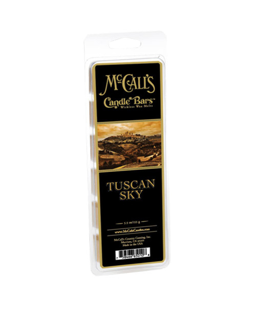 McCall's Candle Bars | Tuscan Sky | Highly Scented & Long Lasting | Premium Wax & Fragrance | Made in The USA | 5.5 oz