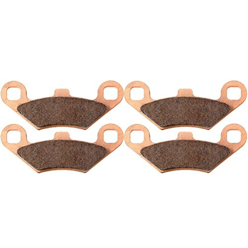 SCITOO Sintered Brake Pads Fit for 04 05 Polaris ATP 07 08 09 Polaris Hawkeye 06 07 08 09 10 11 Polaris Outlaw 03 04 05 06 07 Polaris Predator 09 10 11 12 Polaris RZR 07 08 09 10 11 Polaris Sportsman