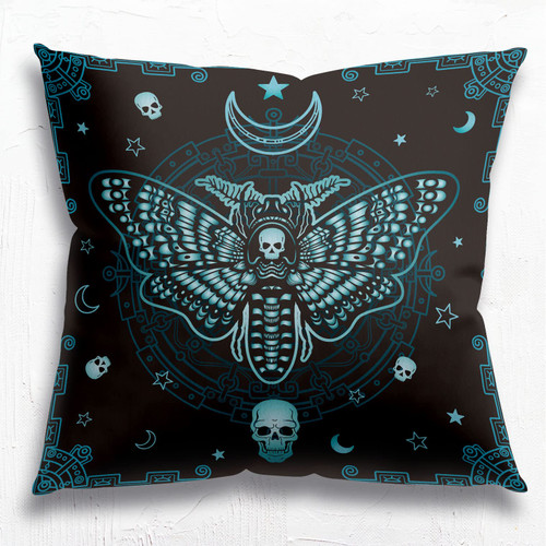 Knibeo Skull Throw Pillows, Moth Decor Pillow Covers 18x18, Gothic Throw Pillows,Death Moth,Death Head Moth Pillow Covers Knibeo Skull Throw Pillows, Moth Decor Pillow Covers 18x18, Gothic Throw Pillows,Death Moth,Death Head Moth Pillow Covers