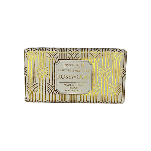 Hopificio Rosewood Handmade Soap. Finest Milled All-Natural Bar Soap, Moisturizing & Brightening. Suitable for Hand, Face & Body 9.17 Oz