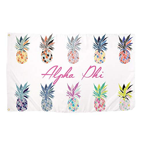 Alpha Phi Pop Art Pineapple Sorority Flag Greek Letter Use as a Banner 3 x 5 Feet Sign Decor A Phi