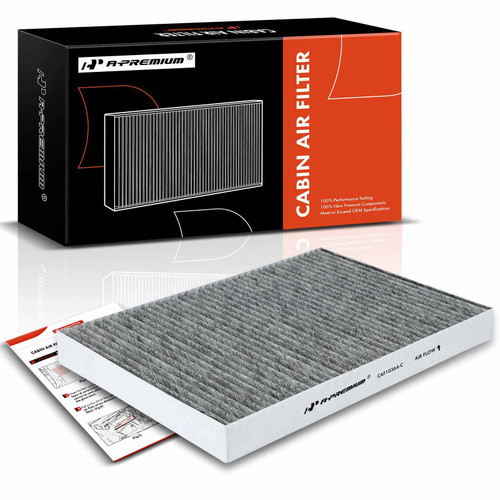 A-Premium Cabin Air Filter with Activated Carbon Compatible with Dodge Charger 2006-2010, Challenger 2008-2010, Magnum 2005-2008 & Chrysler 300 2005-2010, Replace# 4596501AC