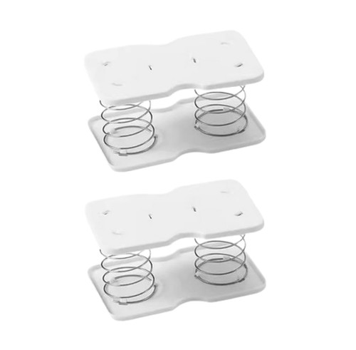 2Pcs Tissue Dispenser Tissue Box Spring Support, Lifting Spring Loaded Tissue Box Tissue Spring Bracket Holder, Tissue Box Accessories