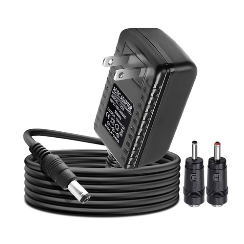 12V AC/DC Power Supply Adapter Compatible for RCA, Pyle, DBPOWER, Sylvania, Synagy, Apeman, Craig, COOAU, Dynex, Impecca, Magnavox, UEME Portable DVD Player Charger Power Adapter