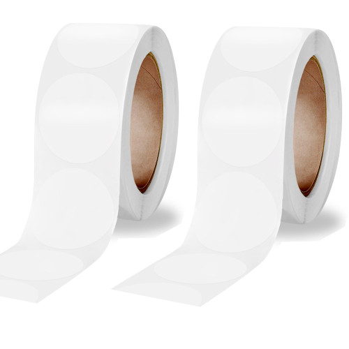 1000 Pcs Clear Stickers 2 Inch Package Seals Envelope Seals Stickers for Mailing Round Circle Dots Seal Labels Transparent Envelope Tab Sealer and Retail Package Self Adhesive Seal Label Stickers