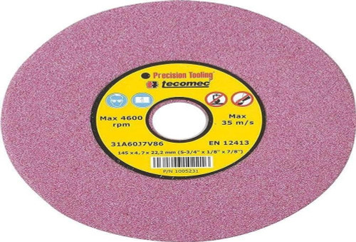 Tecomec 01005004 5-3/4" Grinding Wheel, Coral