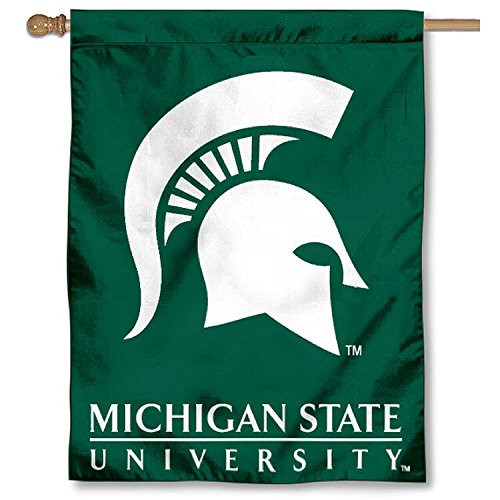 College Flags and Banners Co. Michigan State University Spartans House Flag College Flags and Banners Co. Michigan State University Spartans House Flag