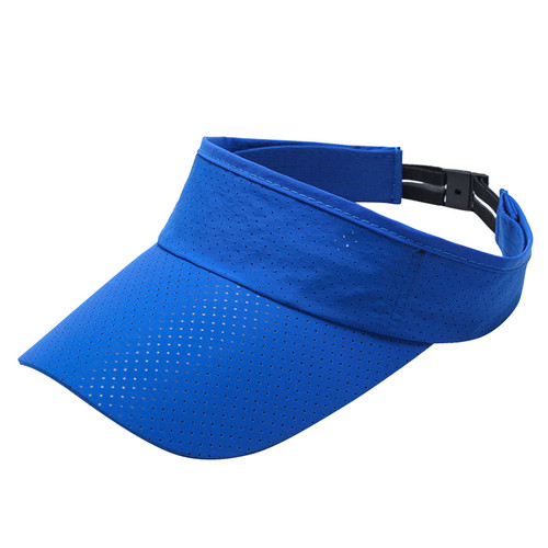 Mens Womens Sun Visors with Sports Sun Visor Hats Cotton Sun Cap Hats Camping Baseball Cap (Blue, One Size)
