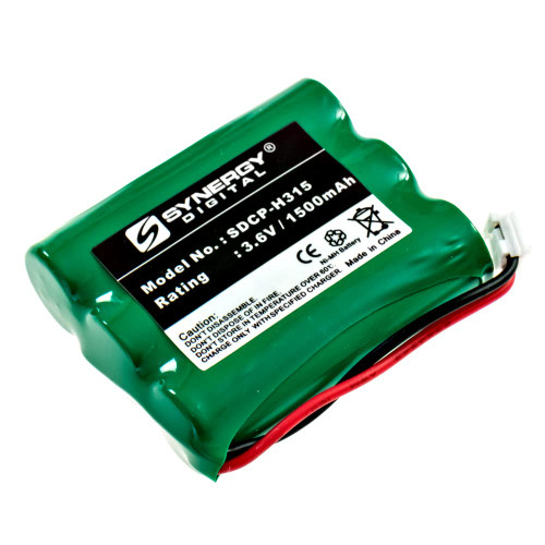 Synergy Digital Cordless Phone Battery, Compatible with Vtech ia5879 Cordless Phone, (Ni-MH, 3.6V, 1500 mAh) Ultra Hi-Capacity, Compatible with Vtech 80-5071-00-00 Battery
