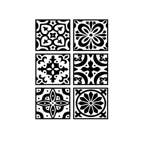 Darice Embossing Folder: Tile Patterned