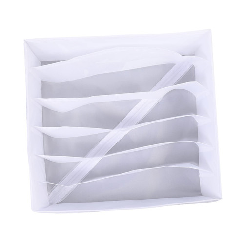 Garneck Box Underwear Storage Box Bra Cabinet Divider Drawer Dividers for Clothing Socks Drawer Organizer Toy Storage Organizer Clothes Bra Storage White Container Polyester Foldable