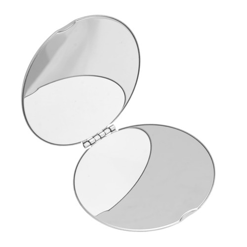 FOMIYES 1pc Folding Vanity Mirror Compact Mirror Compact Cosmetic Mirror Double Mirror Mermaid Gifts Purse Mirror Portable Cosmetic Mirror Mini Mirrors Pocket Folding Mirror Travel Metal