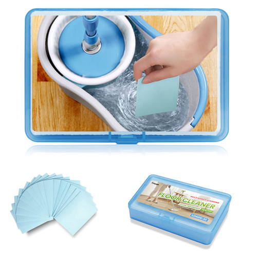 Enyur Floor Cleaner Sheets for Mopping Concentrated Multi-Surface Cleaner for Non Stubborn Stains, Multifunction Cleaning tablets Sheets, Portable box Floor Cleaner 32 Sheets Enyur Floor Cleaner Sheets for Mopping Concentrated Multi-Surface Cleaner for Non Stubborn Stains, Multifunction Cleaning tablets Sheets, Portable box Floor Cleaner 32 Sheets