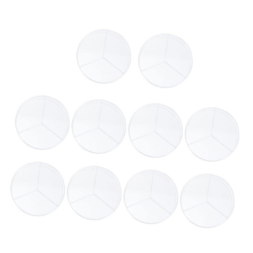 10pcs Cell Culture Dish Transparent Petri Dish Laboratory Petri Dish Plastic Petri Dish Biological Petri Dish Glass Petri Dish Lab Dish Petri Dishes Disposable Agar Plate