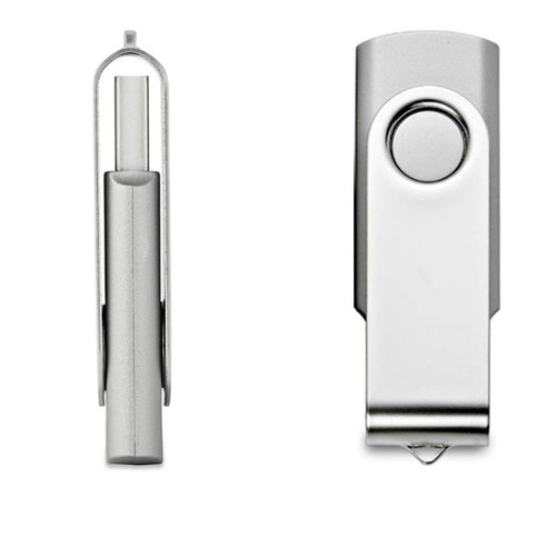 Fast High Performance Classic Swivel 32GB USB 3.0 Flash Drive - Thumb Drive Fastest Memory Stick (Silver)