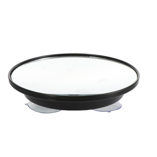 SOLUSTRE 5X Magnifying Mirror 5X Magnifying Makeup Mirror, Round Sucker Mirror Vanity Mirror Shower Mirror Cosmetic Mirror Bathroom Mirror for Home Outdoor Travel, Black Suction Cup Magnifying Mirror