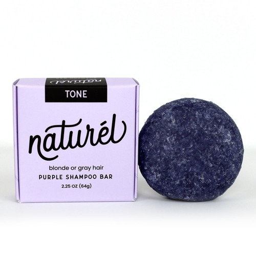 Naturel Purple Toning Shampoo Bar, Blonde or Grey Hair Toning Shampoo Bar with Biotin and Almond Oil, Vegan, Zero Waste, Cruelty Free, Made in USA Naturel Purple Toning Shampoo Bar, Blonde or Grey Hair Toning Shampoo Bar with Biotin and Almond Oil, Vegan, Zero Waste, Cruelty Free, Made in USA