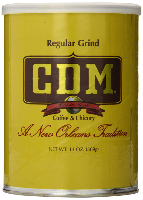 CDM Coffee & Chicory Regular Grind Ground Coffee 13 Ounce Canister CDM Coffee & Chicory Regular Grind Ground Coffee 13 Ounce Canister
