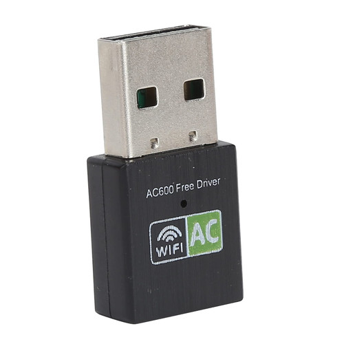 Zopsc 2.4Ghz+5Ghz WiFi Adapter USB Receiver Ethernet 600Mbps Dual Band Wireless Network Card for 7, 10, XP Wireless WiFi Adapter Converter