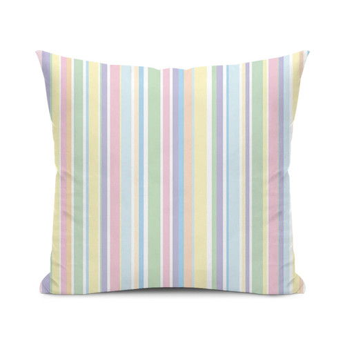 SARNFANS Pink Throw Pillow Cushion Cover,Lines Classical Old Fashioned,Decorative Square Accent Pillow Case,Multicolor 16x16 inch