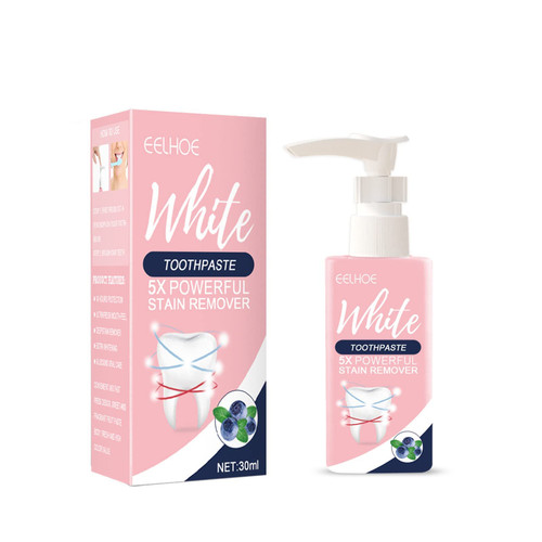 Intensive Stain Removal Toothpaste,Baking Fruit Blueberry Whitening Toothpaste,Fresh Breath Oral Care,Stain Removing and