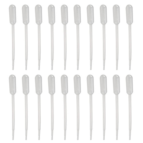 Othmro 300Pcs 1ml Disposable Plastic Transfer Pipettes,Calibrated Dropper Clear Pipettes Liquid Dropper Suitable for Ear Eye Essential Oils Makeup, Science Laboratory, DIY Art 149mm Length