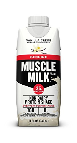 Muscle Milk Genuine Protein Shake, Vanilla Crème, 25g Protein, 11 FL OZ, 12 Count