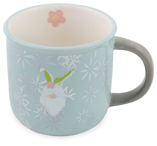 Boston International Ceramic Coffee/Tea Mug, 14-Ounces, Bunny Gnomes