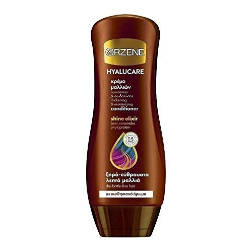 Orzene Hyalucare Shine Elixir Conditioner for Dry-Brittle-Fine Hair 8.45 Ounces