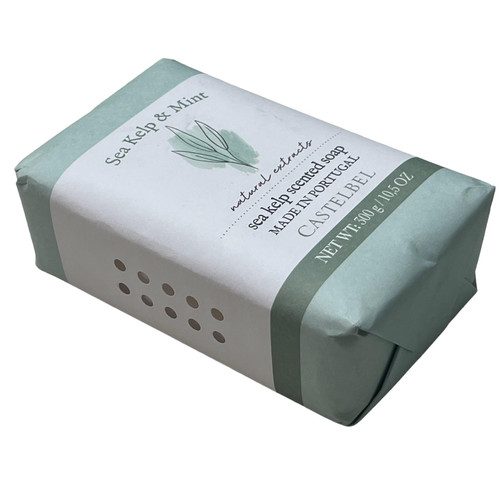 Castelbel Sea Kelp & Mint Scented Soap - Natural Extracts - 10.5oz