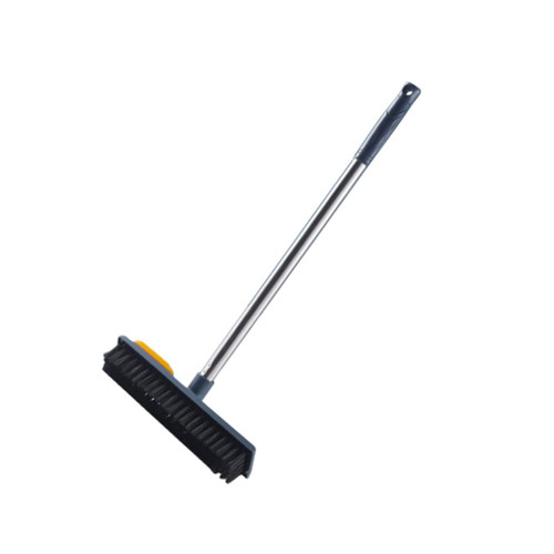 Healifty Squeegee Brush Broom Tub Scrub Brush Squeegee Floor Tub Cleaner Brush Rubber Broom Carpet Brush Floor Cleaning Brush Scrub for Cleaning Grout Brush Shower Scrubber Box Deck