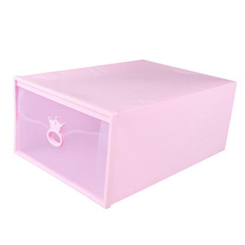 LABRIMP Shoes Storage Container Shoe Storage Box Plastic Drawer Plastic Container Clear Storage Drawer Foldable Shoe Rack Shoes Shoe Closet Cabinet Pull Drawer-type Shoe Organizer