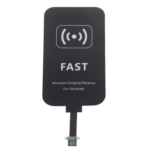 Wireless Charging Receiver, Micro USB Wireless Charger Receiver, 5V 2A 10W Fast Charging Receiver Chip for Micro USB Reverse Interface Cell Phones, Plug and Play