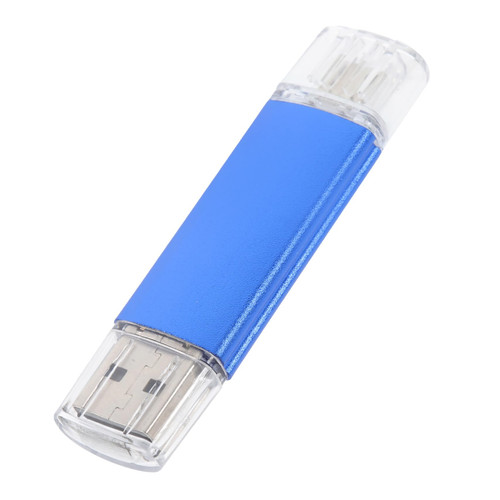 Gatuida 2tb Flash Drive u Disk Flash Drive for Phones USB 2.0 Flash Drive Memory Sticks for Computers Portable Enclosure OTG Stick Tablet Thumb Drive USB Drive Double Plug 16 Gb Aluminum