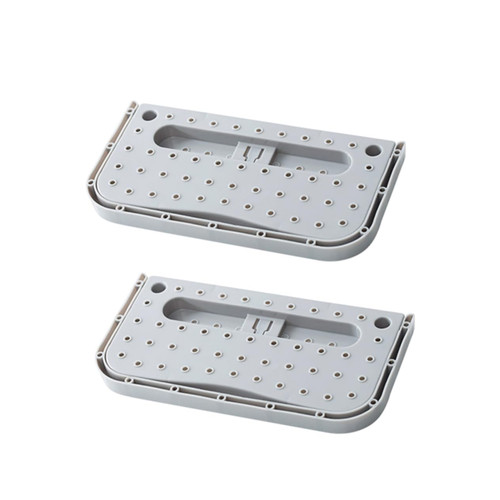 Ciieeo 2pcs Wall Mounted Shoes Holder Hanging Shoe Shelf Door Shoes Holder Sticky Strips Shoes Mounted Shoe Storage Sneakers Shoe Cabinet Slippers Organizer Rv Shoe Rack