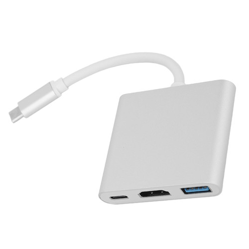 Aatraay 3 in 1 Type C Docking Station USB 3.0 Docking Station USB C Hub for Computer Laptop
