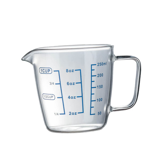 Ciieeo Glass Beaker Cake Pan Heart Clear Measuring Cup High Borosilicate Glass Measuring Cup Glass Measuring Cups Liquid Measuring Cups Water Cups for Kids Graduated Cup Portable Child