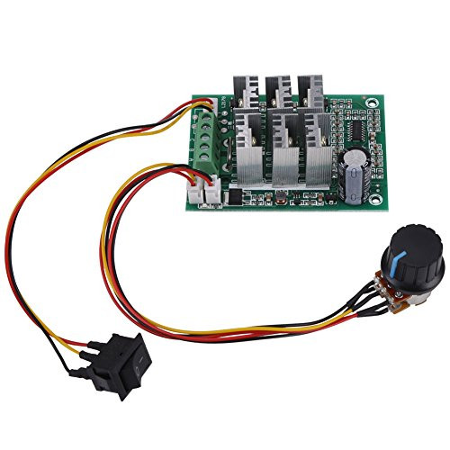 Motor Speed Controller, DC 5V-36V 15A 3-Phase Brushless Motor Speed Control CW CCW Reversible Switch