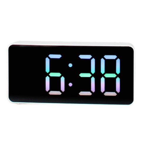 yungluner Fashion Surface Electronic Clock Snooze Alarm Digital Clock Simple Large Led Date Temperature Display Fashion Surface Electronic Clock Snooze Alarm Digital Clock Simple