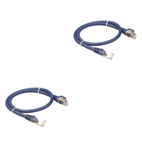 Hemobllo 2pcs Internet Patch Cable Computer Patch Cable cate8 ethernet Cable Computer Patch Cord Network Patch Cable LAN Cable Network Cable Audio Line Jumper Speakers Printer Cable