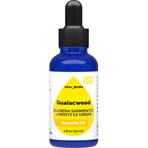 Guaiacwood Essential Oil 30 ml - 1 oz - Pure & Natural - with Pipette Dropper