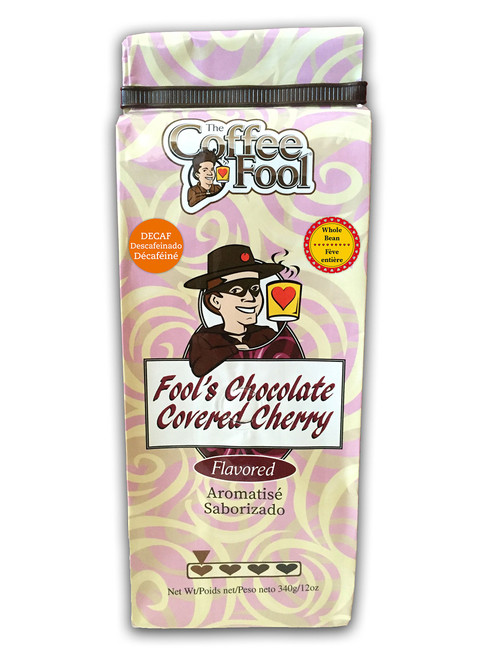 Coffee Fool's Decaf Chocolate Covered Cherry (Whole Bean)