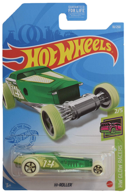 Hot Wheels Hi Roller - Glow Racers 2/5 18/250