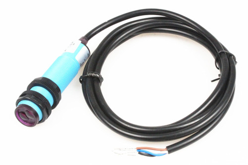 NOYITO E3F-DS100C4 Proximity Switch Photoelectric Sensor Switch 100 cm Adjustable Detection Distance Diffuse Reflection Infrared Switch DC 6-36V 3-Wire NPN NO
