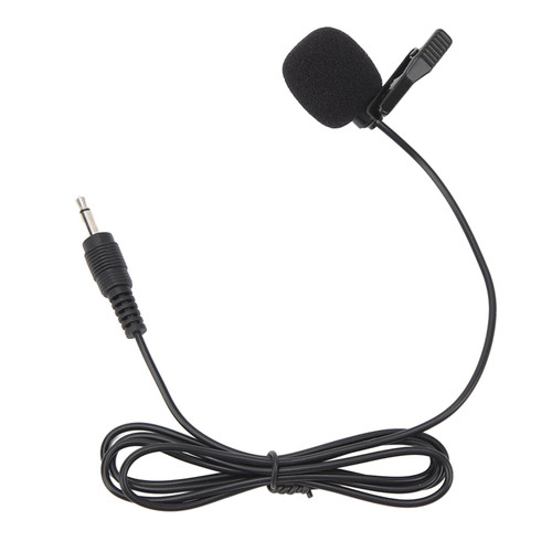 Lavalier Lapel Microphone, 3.5mm Wired Microphone Clip on Microphone Small Phone Microphone Wearable Shirt Microphone Unidirectional Lav Mic for Vlog Interview Streaming Lectures Broadcasters