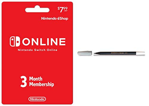 Bundle: Nintendo Switch Online Individual Membership Card and Snowman Pencil Marker (3-Month)