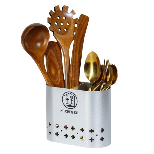 Kitchen Utensil Holder for Countertop. Large Metal Utensil Holder. Modern Utensil Holder for Kitchen Counter. Cooking Utensil Holder. Utensil Crock. Farmhouse Utensil Holder. Spatula & Spoon Holde
