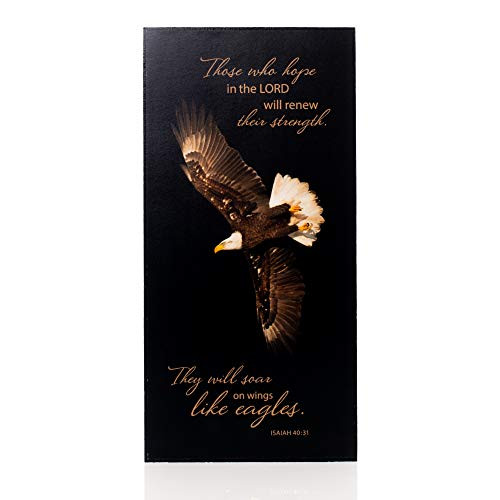 Dicksons Renew Their Strength Isaiah 40:31 Eagle 4 x 8 Wood Decorative Wall Plaque