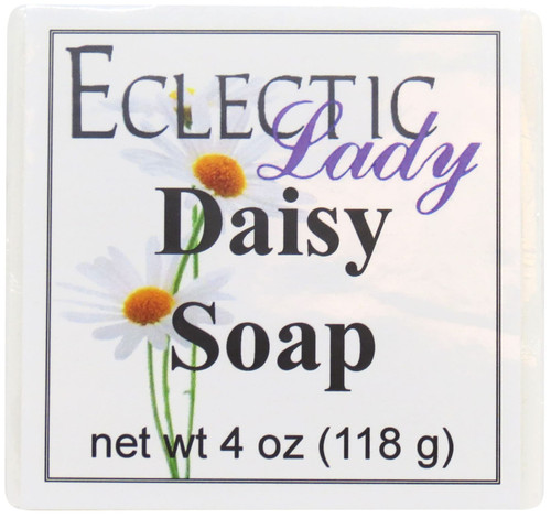 Daisy Glycerin Soap by Eclectic Lady, 4 oz Bar