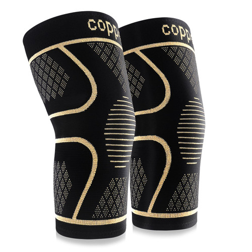 Copper Knee Braces for Knee Pain Women and Men (2 Pack), Knee Compression Sleeve for Arthritis, ACL, Meniscus Tear, Joint Pain Relief, Knee Support for Working , Running, Weightlifting, Fitness(L) Copper Knee Braces for Knee Pain Women and Men (2 Pack), Knee Compression Sleeve for Arthritis, ACL, Meniscus Tear, Joint Pain Relief, Knee Support for Working , Running, Weightlifting, Fitness(L)